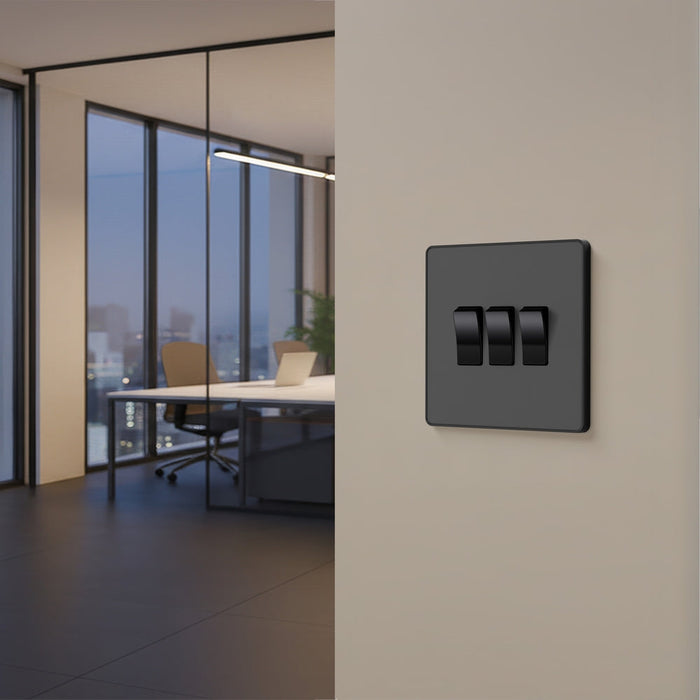 BG GridLite MPCDMG3B Evolve 3G Grid Front Plate - Matt Grey (Black)