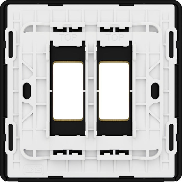 BG GridLite MPCDSB2B Evolve 2G Grid Front Plate - Satin Brass (Black)