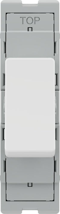 BG GridLite MPCDW12 Evolve 20A 16AX SP 2-Way Switch Module - White