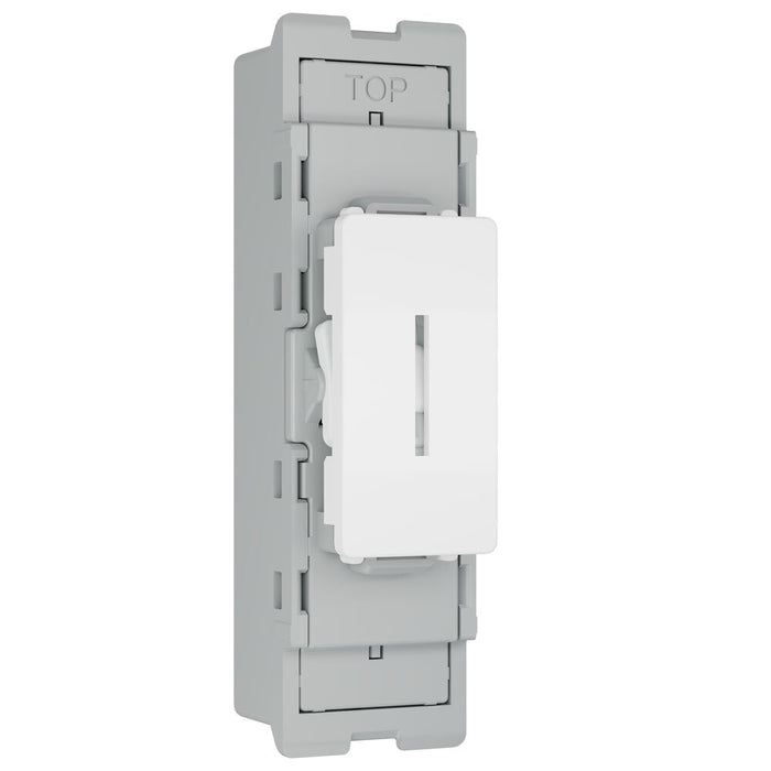 BG GridLite MPCDW12KY Evolve 20A 16AX SP 2-Way Key Switch Module - White
