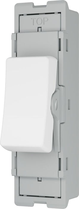 BG GridLite MPCDW13 Evolve 20A 16AX 2-Way Intermediate Switch Module - White