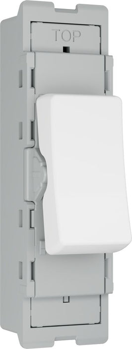 BG GridLite MPCDW14 Evolve 20A 1-Way Retractive Switch Module - White