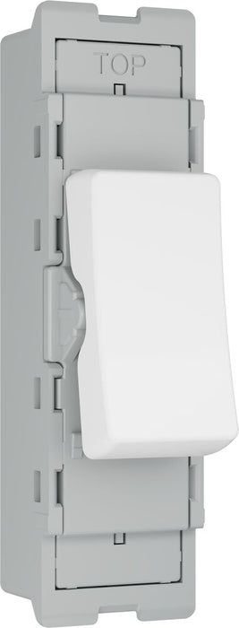BG GridLite MPCDW142 Evolve 20A 2-Way Retractive Switch Module - White