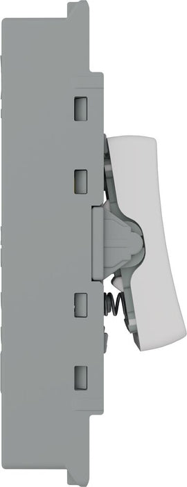 BG GridLite MPCDW142BELL Evolve 20A 2-Way Retractive Switch Module "Bell Symbol" - White