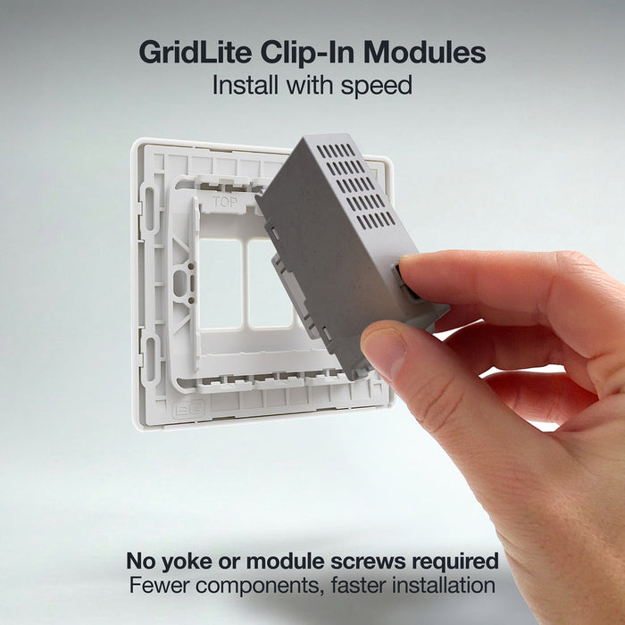 BG GridLite MPCDWUSBC20 Evolve 20W USB-C Module - White