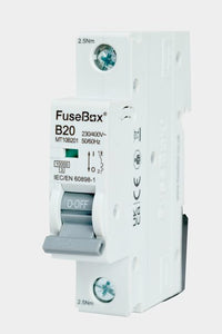 FuseBox MT10B201 20A 1P B Curve 10kA MCB