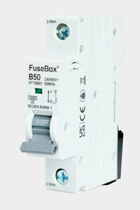 FuseBox MT10B501 50A 1P B Curve 10kA MCB