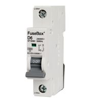 FuseBox MT10D061 6A 1P D Curve 10kA MCB