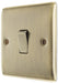 BG NAB13 Nexus Metal Intermediate Light Switch 10A - Antique Brass - westbasedirect.com