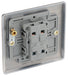 BG NAB13 Nexus Metal Intermediate Light Switch 10A - Antique Brass - westbasedirect.com