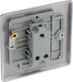 BG NBI12 Nexus Metal Single Light Switch 10A - Brushed Iridium - westbasedirect.com