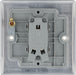 BG NBI12 Nexus Metal Single Light Switch 10A - Brushed Iridium - westbasedirect.com