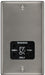 BG NBI20B Nexus Metal Dual Voltage Shaver Socket/Black - Brushed Iridium - westbasedirect.com