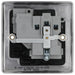 BG NBI21B Nexus Metal Single Socket 13A /Black Insert - Brushed Iridium - westbasedirect.com