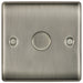 BG NBI81 Nexus Metal 2-Way Single Trailing Edge Dimmer Push On/Off - Brushed Iridium - westbasedirect.com