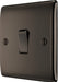 BG NBN12 Nexus Metal Single Light Switch 10A - Black Nickel (5 Pack) - westbasedirect.com