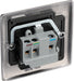 BG NBN29B Nexus Metal Unswitched Round Pin Socket 5A - Black Insert - Black Nickel - westbasedirect.com