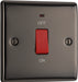 BG NBN74 Nexus Metal 45A DP Single Plate + Neon - Black Nickel - westbasedirect.com