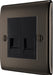 BG NBNBTM2 Nexus Metal Double Master Telephone Socket - Black Nickel - westbasedirect.com