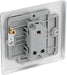 BG NBS12 Nexus Metal 10AX 2-Way Single Light Switch - Brushed Steel - westbasedirect.com