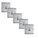 BG NBS12 Nexus Metal 10AX 2-Way Single Light Switch - Brushed Steel (5 Pack) - westbasedirect.com