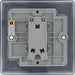 BG NFB12 Nexus Metal Single Light Switch 10A - Matt Black + Black Rocker (5 Pack) - westbasedirect.com