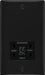 BG NFB20B Nexus Metal Dual Voltage Shaver Socket - Black Insert - Matt Black - westbasedirect.com