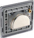 BG NFB67 Nexus Metal Triplex TV/FM/Sat Socket - Black Insert - Matt Black + Black Rocker - westbasedirect.com