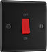 BG NFB74 Nexus Metal 45A DP Single Plate + Neon - Matt Black - westbasedirect.com