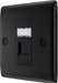 BG NFBRJ451 Nexus Metal RJ45 Single Data Outlet Socket - Matt Black - westbasedirect.com