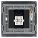 BG NFBRJ451 Nexus Metal RJ45 Single Data Outlet Socket - Matt Black - westbasedirect.com