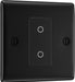 BG NFBTDM1B-K Nexus Metal 2-Way Master 200W Single Touch Dimmer Switch - Matt Black (Black) - westbasedirect.com