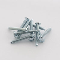 BG NFS28/10 M3.5 x 28mm Raised Head Screws (10 Pack) - Brushed Steel