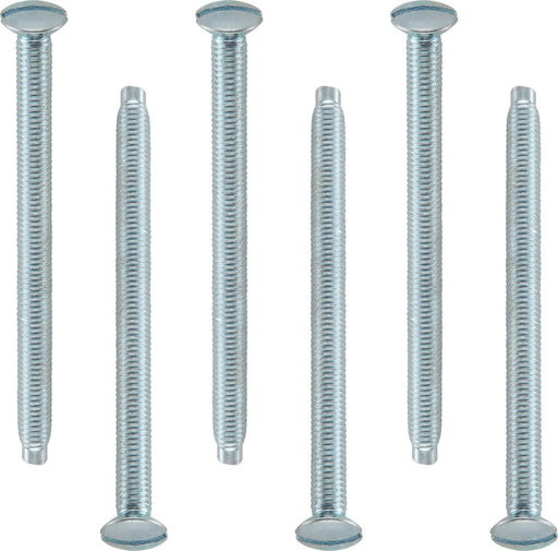 BG NFS50/10 M3.5 x 50mm Raised Head Screws (10 Pack) - Brushed Steel - westbasedirect.com