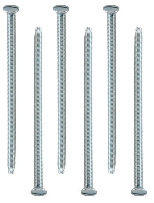 BG NFS75/10 M3.5 x 75mm Raised Head Screws (10 Pack) - Brushed Steel - westbasedirect.com