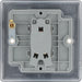 BG NMB12 Nexus Metal Single Light Switch 10A - Matt Black - westbasedirect.com