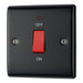 BG NMB74 Nexus Metal 45A DP Single Plate + Neon - Matt Black - westbasedirect.com