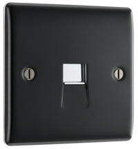 BG NMBBTS1 Nexus Metal Slave Telephone Socket - Matt Black