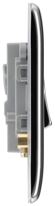 BG NPC13 Nexus Metal Intermediate Light Switch 10A - Polished Chrome - westbasedirect.com