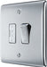 BG NPC15F Nexus Metal Triple Pole Fused Fan Isolator Switch 10A - Polished Chrome - westbasedirect.com