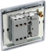 BG NPC15F Nexus Metal Triple Pole Fused Fan Isolator Switch 10A - Polished Chrome - westbasedirect.com