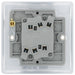 BG NPC42 Nexus Metal Double Light Switch 10A - Polished Chrome (5 Pack) - westbasedirect.com