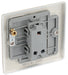 BG NPR12 Nexus Metal Single Light Switch 10A - Pearl Nickel - westbasedirect.com