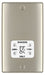 BG NPR20W Nexus Metal Dual Voltage Shaver Socket/White - Pearl Nickel - westbasedirect.com