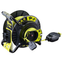 Masterplug OATRU3013FL3IP PRO-XT 1x IP54 Socket 30+3m 13A Anti-Twist Reverse Reel