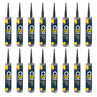 Unicrimp OB1SCS290A OB1 Multi-Surface Construction Sealant & Adhesive Anthracite 290ml (16 Pack)
