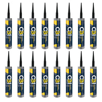 Unicrimp OB1SCS290BL OB1 Multi-Surface Construction Sealant & Adhesive Black 290ml (16 Pack)