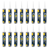 Unicrimp OB1SCS290W OB1 Multi-Surface Construction Sealant & Adhesive White 290ml (16 Pack)