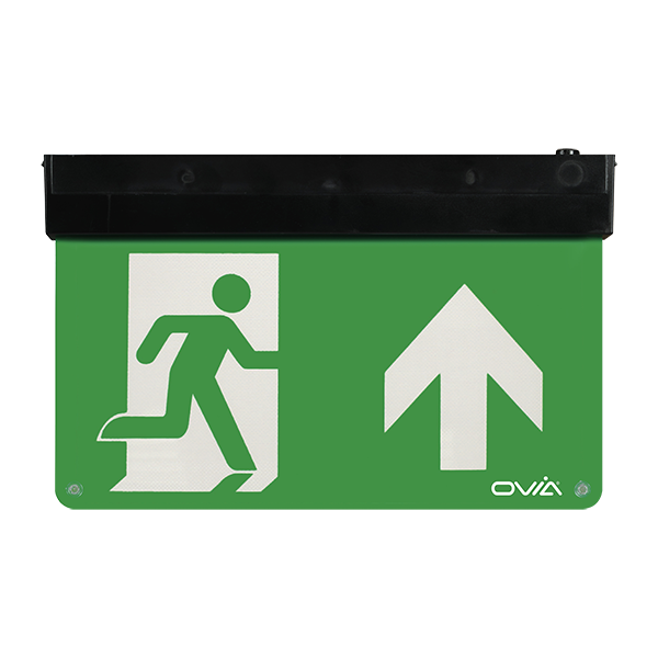 Ovia OBKS2-U-B 2W LED IP20 Maintained Self-Test Enable/Disable 5 In 1 ...