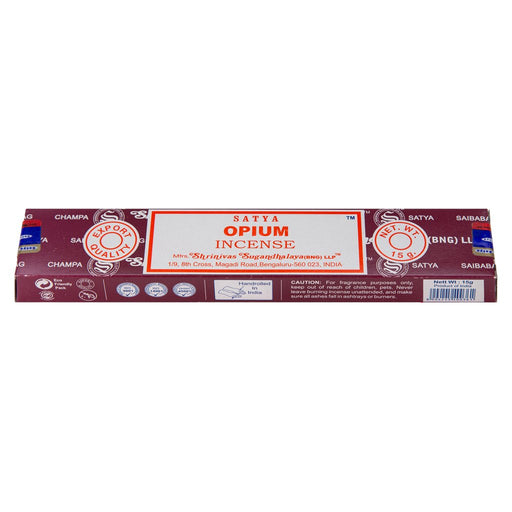 Satya Opium 15g | 1 Pack (12 Sticks) - westbasedirect.com